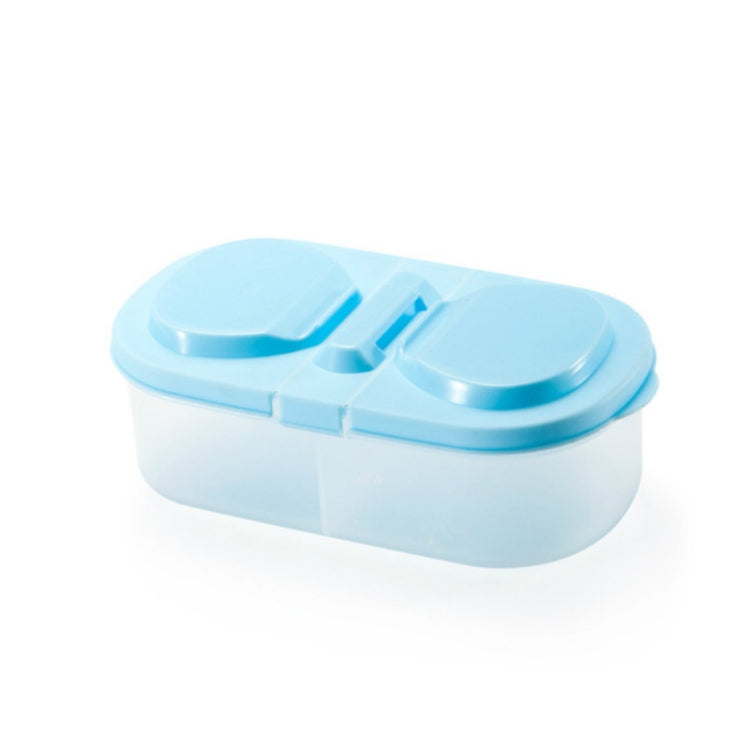 Caixa de Almoço Recipiente de Comida em Plástico Portátil para Camping e Piquenique, Recipiente Dobrável para Frutas, Caixa de Armazenamento para Frigorífico e Micro-ondas