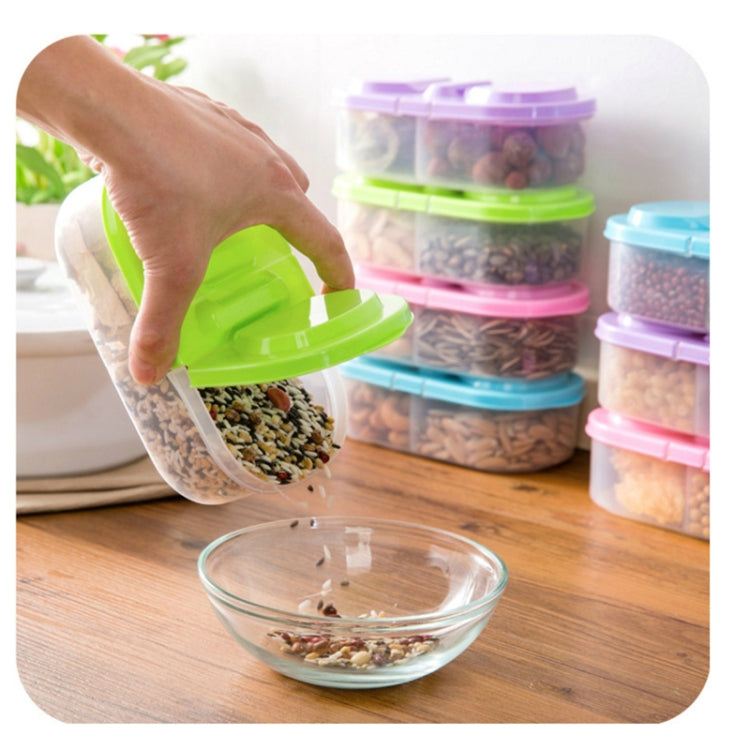 Caixa de Almoço Recipiente de Comida em Plástico Portátil para Camping e Piquenique, Recipiente Dobrável para Frutas, Caixa de Armazenamento para Frigorífico e Micro-ondas