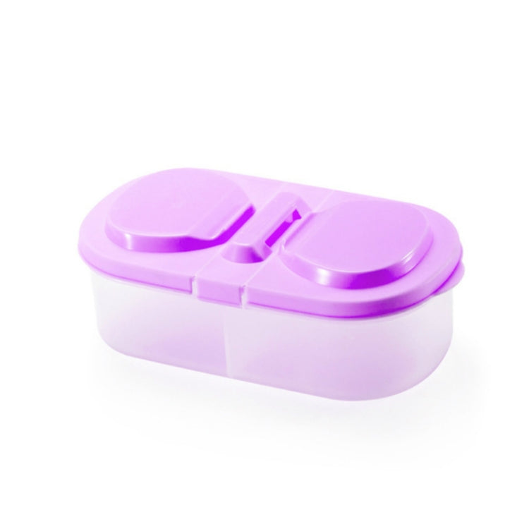 Caixa de Almoço Recipiente de Comida em Plástico Portátil para Camping e Piquenique, Recipiente Dobrável para Frutas, Caixa de Armazenamento para Frigorífico e Micro-ondas