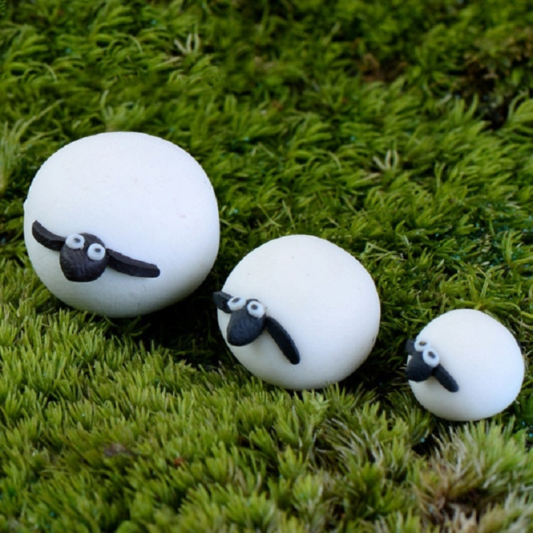 3 Peças de Decoração de Modelo de Mesa de Areia em Forma de Ovelha, Artesanato de Paisagem