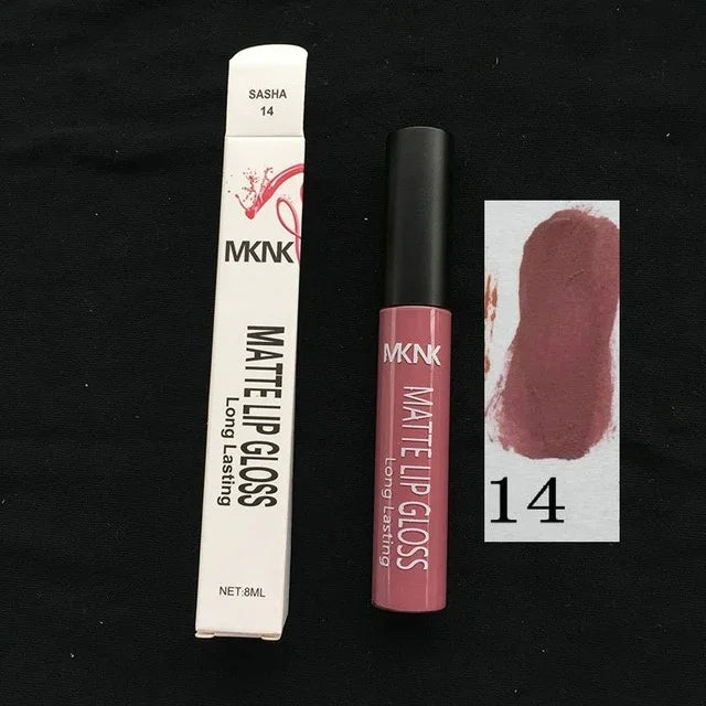 Batom Líquido Mate à Prova de Água Sexy Gloss de Lábios Veludo Batom de Longa Duração Maquilhagem Cosmética, 1, 11, 12, 13, 14, 16, 17, 18, 19, 2, 21, 22, 23, 24, 3, 4, 6, 7, 9