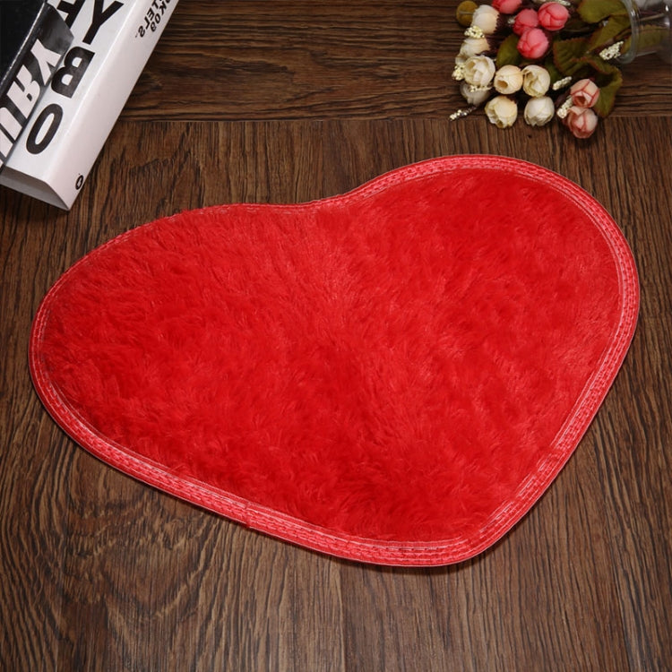 Tapetes de Banho Antiderrapantes em Forma de Coração Tapete de Cozinha Decoração para Casa, 30*40CM, 40*50CM, 50*60CM, 60*70CM