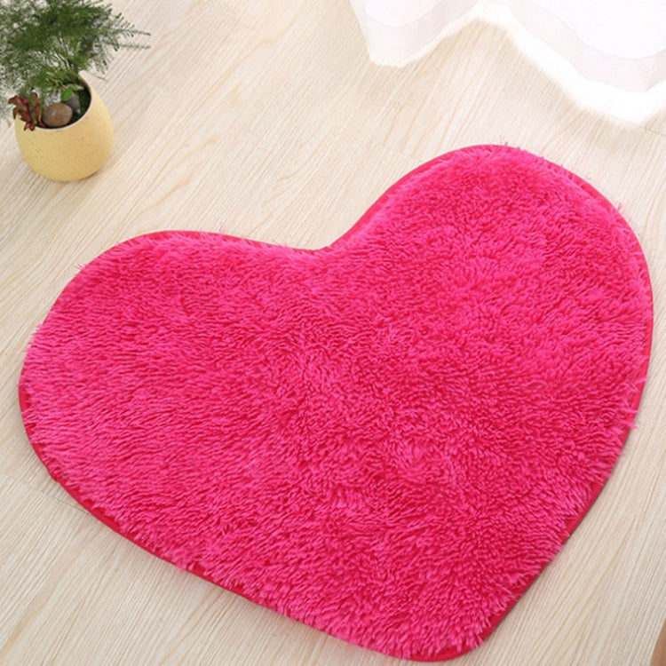 Tapetes de Banho Antiderrapantes em Forma de Coração Tapete de Cozinha Decoração para Casa, 30*40CM, 40*50CM, 50*60CM, 60*70CM