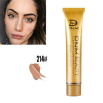 Corretor de Maquilhagem para Rosto Base à Prova de Água Corretor de Cobertura Paleta de Contorno Corretor em Creme para Pele, DDC 207, DDC 208, DDC 209, DDC 210, DDC 211, DDC 212, DDC 213, DDC 214, DDC 215, DDC 218, DDC 221, DDC 222, DDC 223, DDC 224
