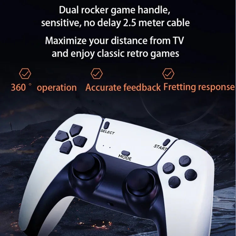 M8 Pro Y3Lite U8 Plus Comando Duplo Sem Fios 2.4G para PS1