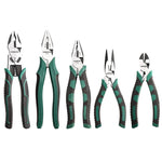 TUOSEN Alicate Multifuncional de Crimpagem e Decapagem para Poupar Trabalho, Alicate Plano com Torno Manual, 11116 9 Polegadas