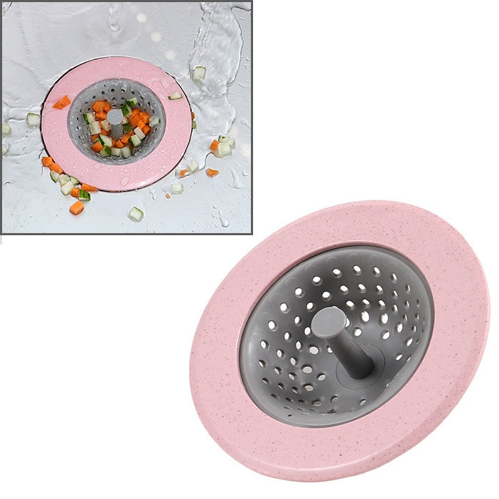 Filtro para Lava-louças vanzlife, Rede de Lavagem Antibloqueio e Antivazamento para Cozinha Doméstica, Filtro para Esgoto, Cor Rosa, Azul, Damasco