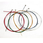 Conjunto de 6 Cordas Multicolor para Guitarra E-A, Cordas para Guitarra E-A