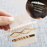 Joias de Moda Pregadeiras de Cabelo Banhadas Presilhas de Pérola Femininas Cabeça Nupcial