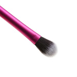 Pincel de Maquilhagem com Tubo de Alumínio Rosa Pincel para Iluminar Sombra de Olhos
