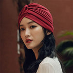 Faixa de Cabeça Turbante Elástica para Férias Chapéu de Dormir com Proteção para Ouvidos