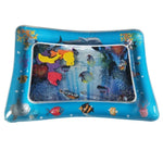 Colchão de Água Inflável para Brincar em Aquário para Bebé, Tapete para Deitar, Azul Claro 66*50cm, Branco 60*50cm, Azul 60*50cm