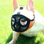 Máscara de Boca para Bulldog para Animais Suprimentos para Animais, Versão com Rede Completa, XXS, XS, S, M, L