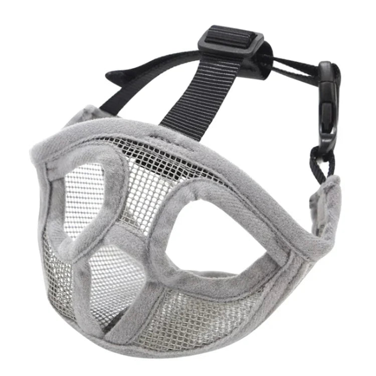 Máscara de Boca para Bulldog para Animais Suprimentos para Animais, Versão com Rede Completa, XXS, XS, S, M, L