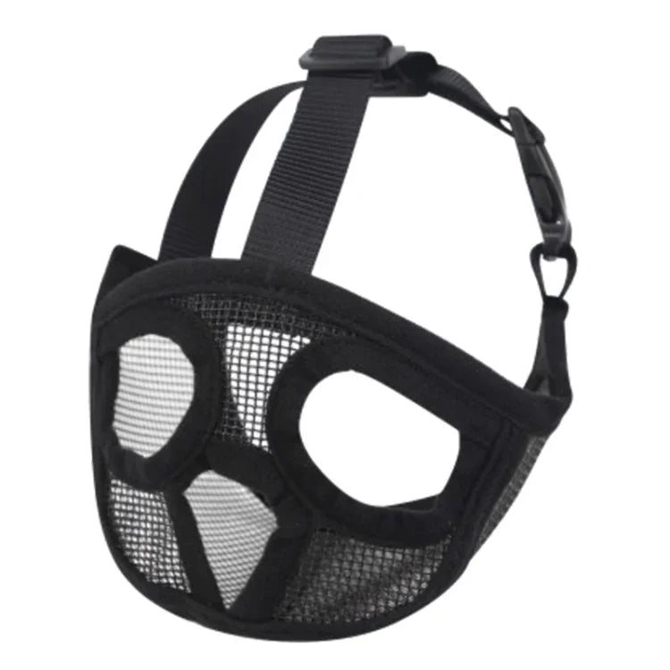 Máscara de Boca para Bulldog para Animais Suprimentos para Animais, Versão com Rede Completa, XXS, XS, S, M, L