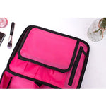 Bolsa de Cosméticos Grande Capacidade Bolsa de Lavagem Simples Bolsa de Viagem Impermeável Bolsa de Armazenamento de Cosméticos Portátil, Bolso de Rede, Bolso