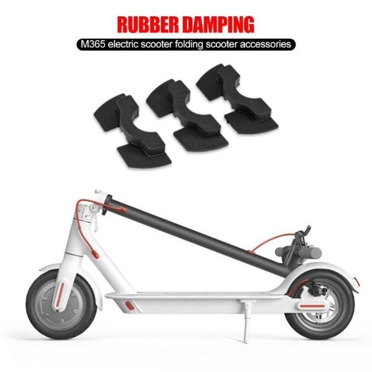 Amortecedor de Borracha 3 em 1 para Absorção de Choques e Antichoque com Punho para Scooter Elétrico Xiaomi