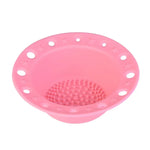 Bandeja de Pincéis de Silicone para Ferramentas de Beleza Tigela Especial para Limpeza de Pincéis de Maquilhagem