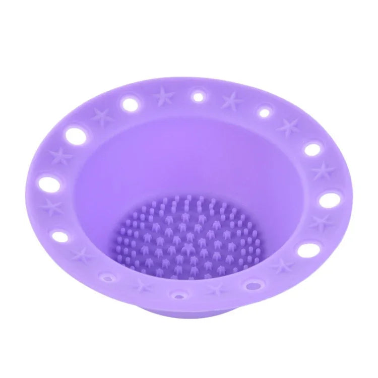 Bandeja de Pincéis de Silicone para Ferramentas de Beleza Tigela Especial para Limpeza de Pincéis de Maquilhagem