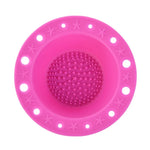 Bandeja de Pincéis de Silicone para Ferramentas de Beleza Tigela Especial para Limpeza de Pincéis de Maquilhagem