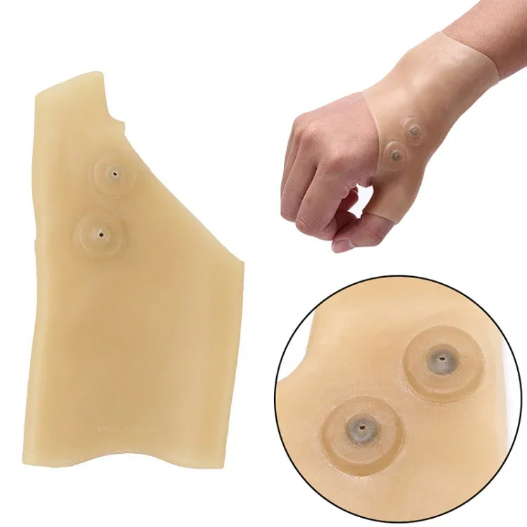 Luvas de Cuidados para Mãos com Teclado, Protetor de Pulso em Silicone com Massagem, Protetor de Pulso