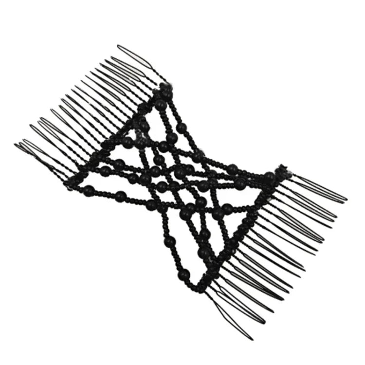 3 PCS Faixa de Cabelo Elástica Mágica DIY Vintage Criador de Penteados de Moda Pente de Coque Pregadeiras de Metal Acessórios para Cabelo