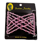 3 PCS Faixa de Cabelo Elástica Mágica DIY Vintage Criador de Penteados de Moda Pente de Coque Pregadeiras de Metal Acessórios para Cabelo