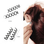 5pcs Grampos de Cabelo Espiral Acessórios Grampos Grampos Espiral Chuck Grampos Cabeça Y Forma de Pino Redondo Bandolete