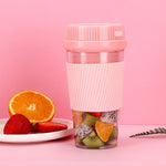 Portable USB Rechargeable Mini Household Electric Fruit Juicer, 250ml