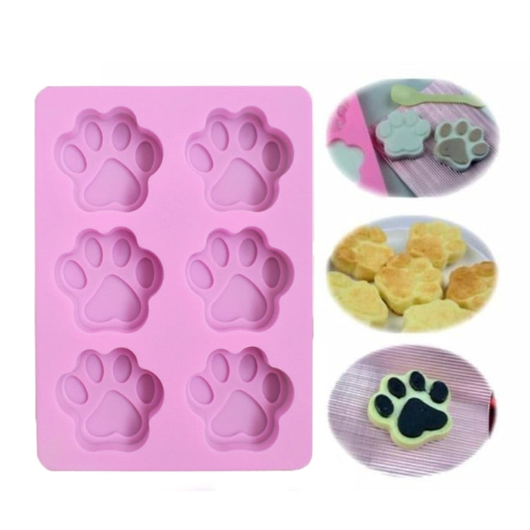 3 PCS Molde de Silicone para Sabonete em Forma de Pata, Gelado, Bolo de Chocolate