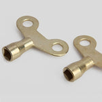 5 PCS Chave para Torneira em Latão Maciço para Radiador, Encanamento, Drenagem, Soquete Quadrado, Diâmetro Interno 6,25 mm