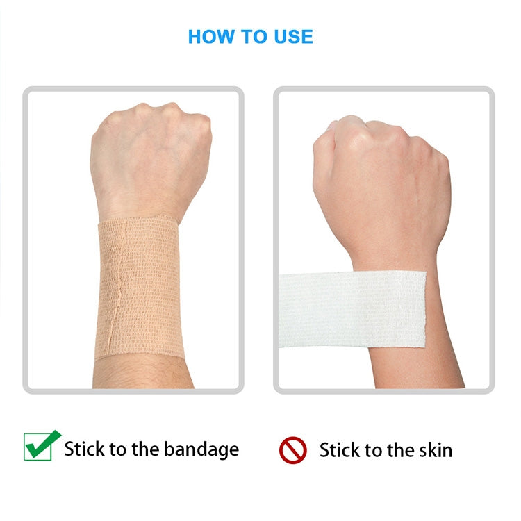 Bandagem elástica auto-adesiva para desporto, 450 x 2,5cm, 450 x 5cm, 450 x 7,5cm, 450 x 10cm