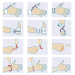Bandagem elástica auto-adesiva para desporto, 450 x 2,5cm, 450 x 5cm, 450 x 7,5cm, 450 x 10cm