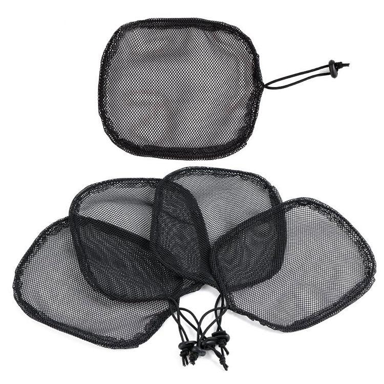 10 PCS Rede para Peruca para Fazer Rabo de Cavalo Preto Sem Cabelo