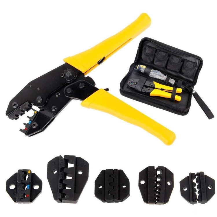 Conjunto de Alicates de Cravar Terminais Desnudos a Frio Multifuncionais WXK-30JN Ferramenta Manual para Eletricista, WXK-30JN