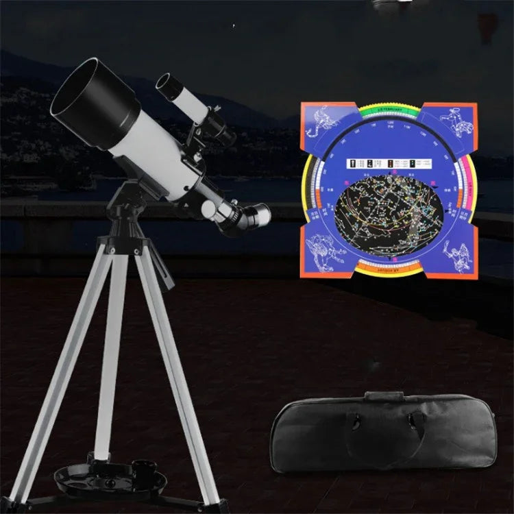 Telescópio Astronómico 70400 de Alta Potência HD Visão Noturna, 70400