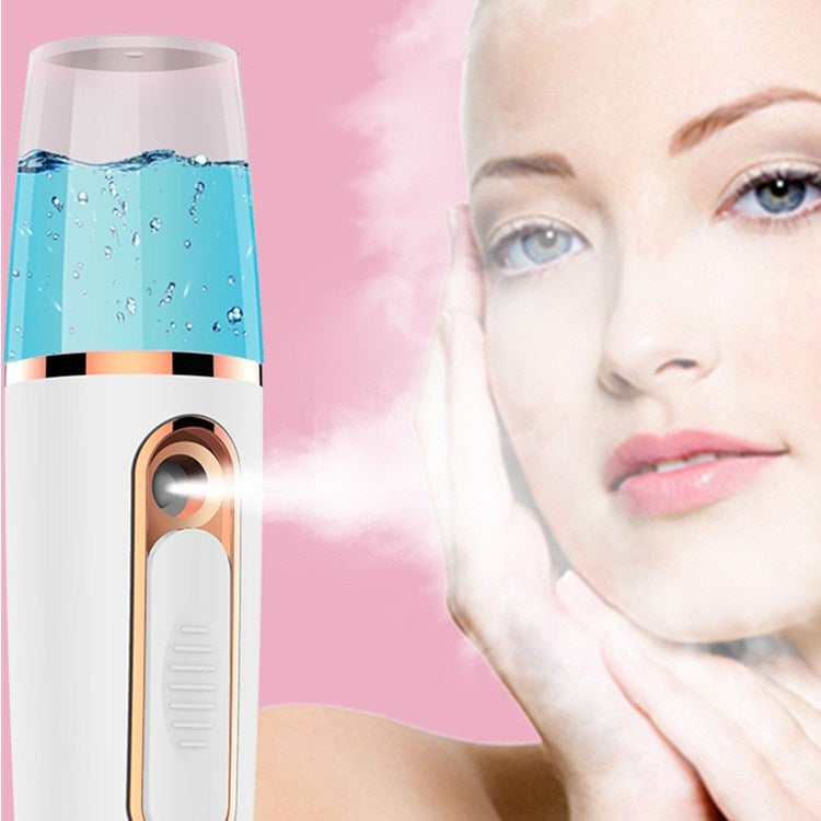 Pulverizador Hidratante Mini Portátil Recarregável, Desinfetante de Beleza, Humidificador Automático com Pulverizador de Álcool, Pulverizador Hidratante