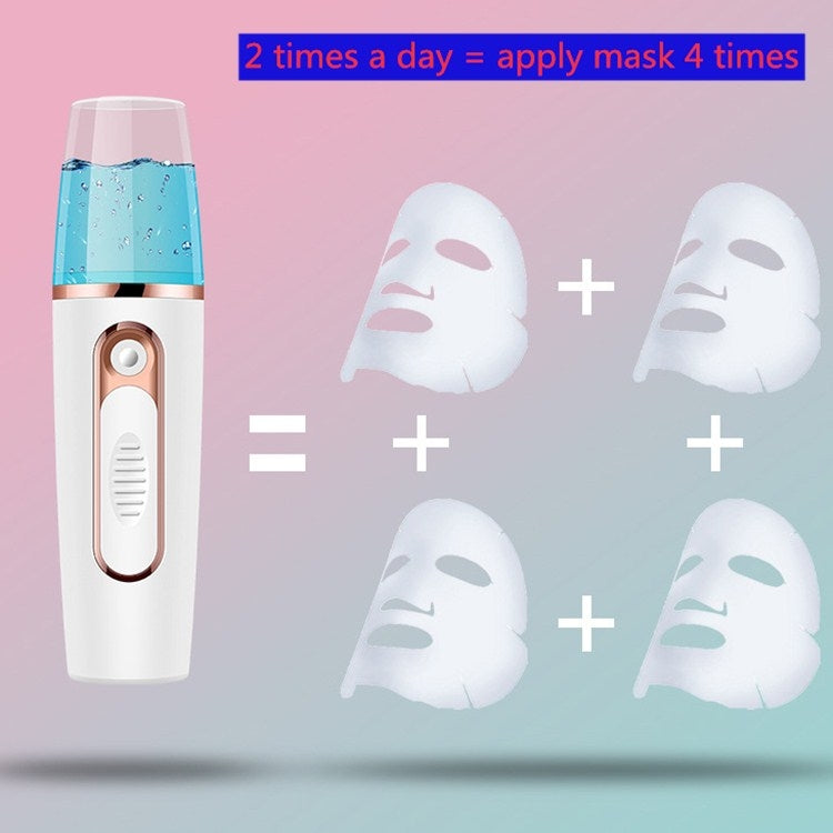 Pulverizador Hidratante Mini Portátil Recarregável, Desinfetante de Beleza, Humidificador Automático com Pulverizador de Álcool, Pulverizador Hidratante