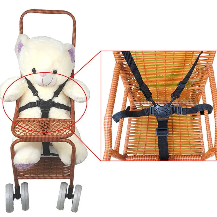 Cinto de Segurança Infantil de Cinco Pontos para Carrinho de Bebé, Cinto de Segurança
