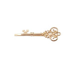 Pregadeira Vintage Feminina Mini Pregadeira em Forma de Chave Clip Palavra Acessórios para Cabelo