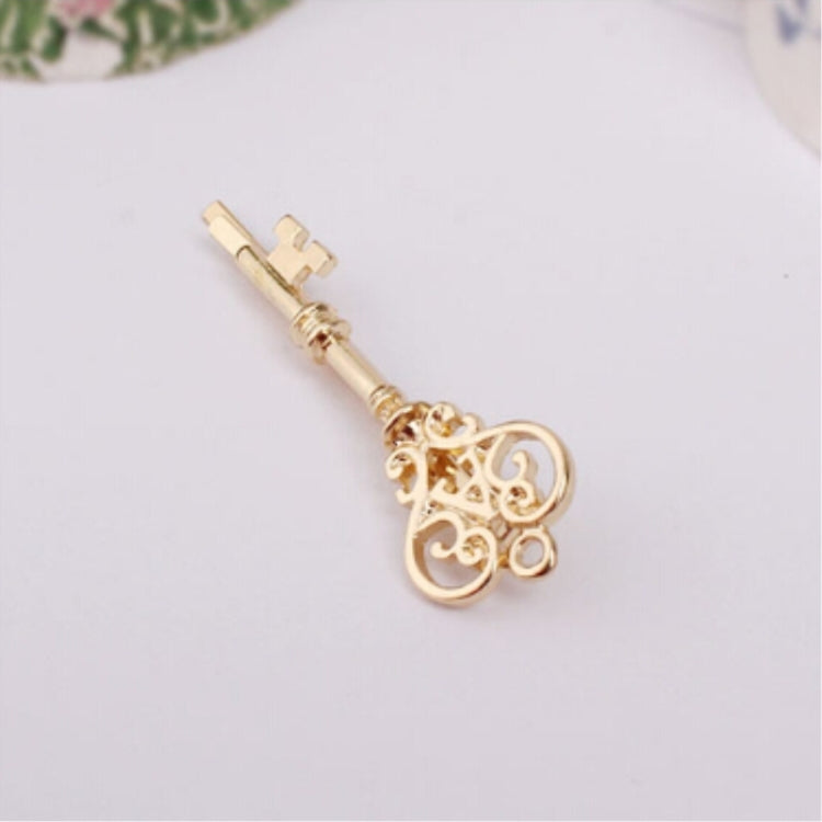 Pregadeira Vintage Feminina Mini Pregadeira em Forma de Chave Clip Palavra Acessórios para Cabelo