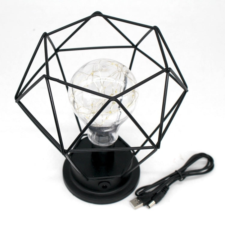 Candeeiro minimalista de cobre para quarto ou casa, candeeiro de mesa em ferro forjado, portátil, USB