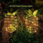 30 LEDs Lâmpada Solar de Fio Abacaxi de Ferro para Exterior Lustre Telescópico Luz Moderna para Alpendre, 30 LEDs