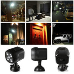 3W 4 LEDs SMD 3535 Outdoor Lighting Wireless Motion Sensor Outside Spotlight LED Wall Light