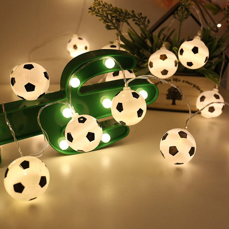 Cordão de Lanternas de Futebol Luz Decorativa Criativa LED KTV, 1m 10 LEDs, 2m 20 LEDs, 3m 20 LEDs