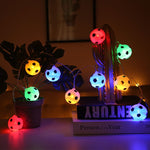 Cordão de Lanternas de Futebol Luz Decorativa Criativa LED KTV, 1m 10 LEDs, 2m 20 LEDs, 3m 20 LEDs
