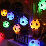 Cordão de Lanternas de Futebol Luz Decorativa Criativa LED KTV, 1m 10 LEDs, 2m 20 LEDs, 3m 20 LEDs