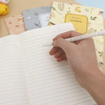 Caderno Kawaii G12G108 com Flores, Pássaros e Animais Naturais, Diário de Pintura, Livro de Registos para Escritório e Escola, Cor Aleatória, G12G108