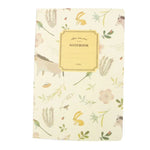 Caderno Kawaii G12G108 com Flores, Pássaros e Animais Naturais, Diário de Pintura, Livro de Registos para Escritório e Escola, Cor Aleatória, G12G108