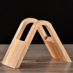 Suporte para Filtro de Café, Suporte para Armazenamento de Café, Caixa para Filtros, Base para Papel, Expositor, Suporte em V de Madeira